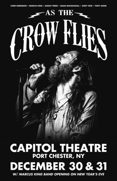 As The Crow Flies - Concert Poster