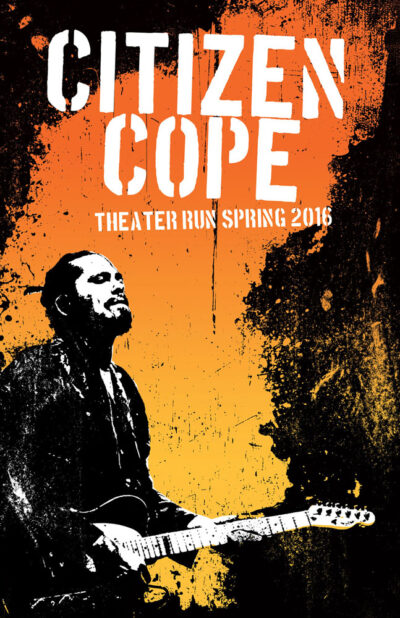 Citizen Cope - Tour Poster