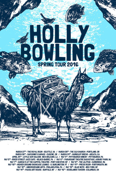 Holly Bowling - Tour Poster - A