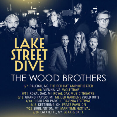 Lake Street Dive and The Wood Brothers - Tour Poster