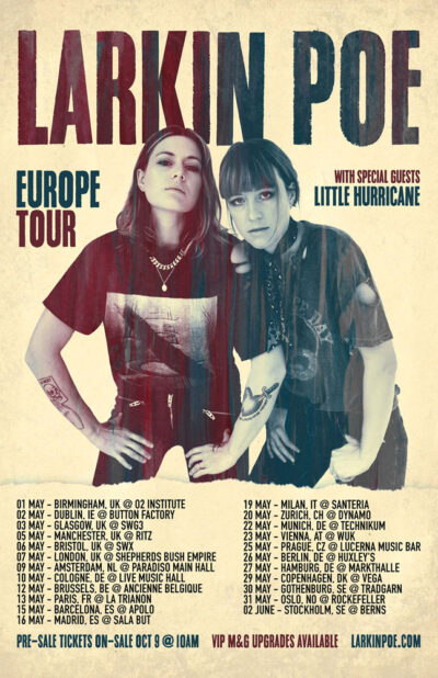 Larkin Poe - Tour Poster